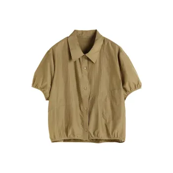 Hang Yi Court Polo Shirt Women's Dark Khaki