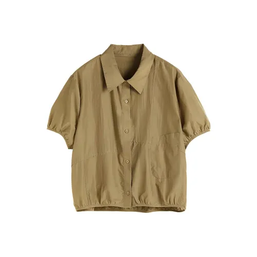 Hang Yi Court Polo Shirt Women's Dark Khaki