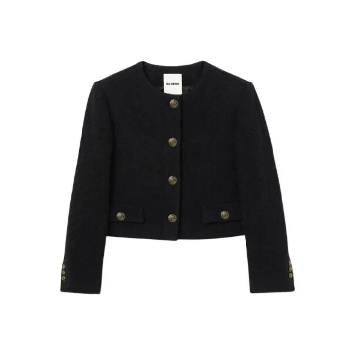 Sandro Jackets & Coats Women's Black-0