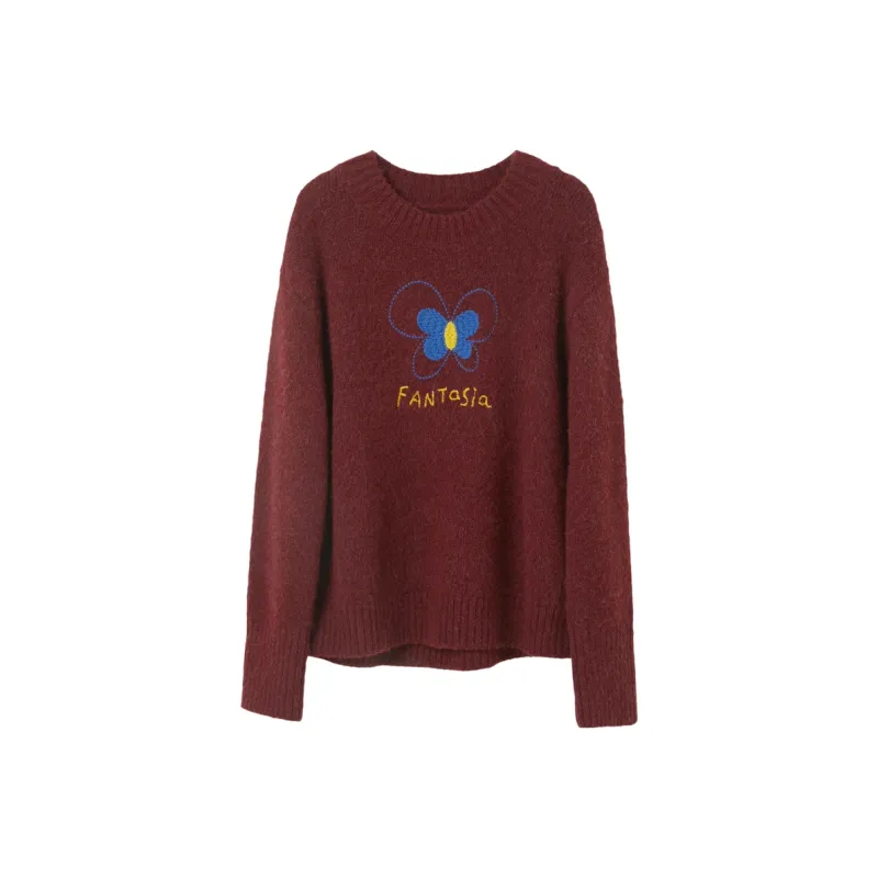 3COLOUR Knitwear Women's Cherry Red-0