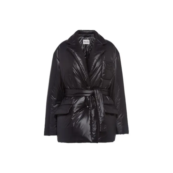 MIU MIU FW22 Down Jacket Women's Black-0