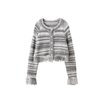XIANGYING Knitwear Women's Gray