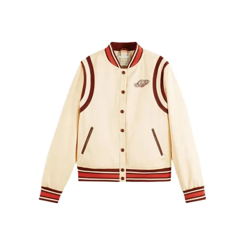Scotch&Soda Jackets Coats Women's Ivory White