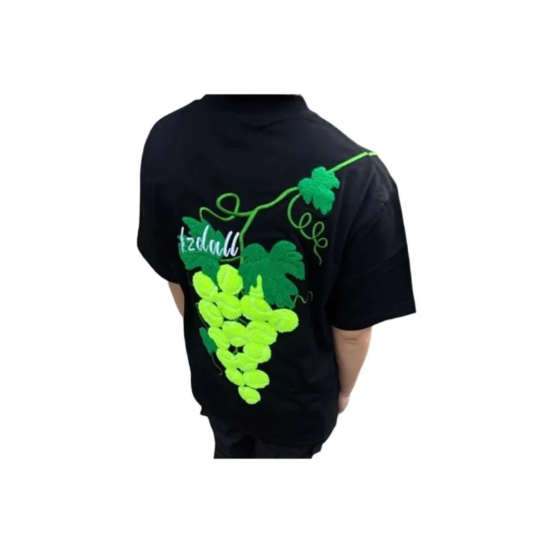 PAINT STAIN T Shirts Unisex Black-0