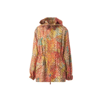 Burberry Binham Print Tp Monogram Jacket 'Bright Orange'