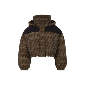 FENDI Down Jacket Women's Brown