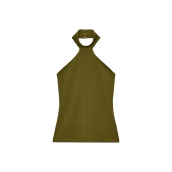 ZARA Tank Top Women's Olive Green