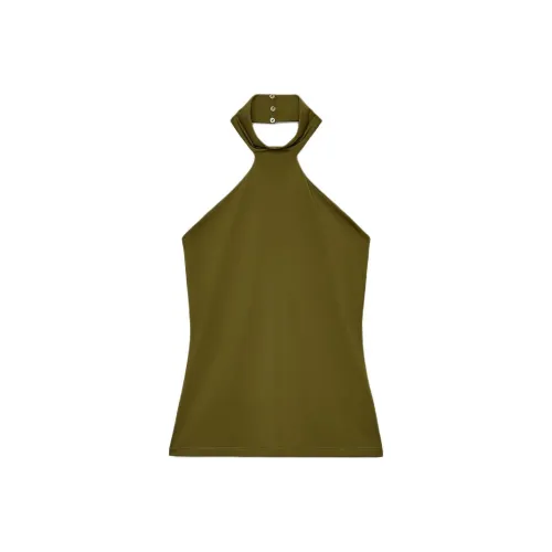 ZARA Tank Top Women's Olive Green
