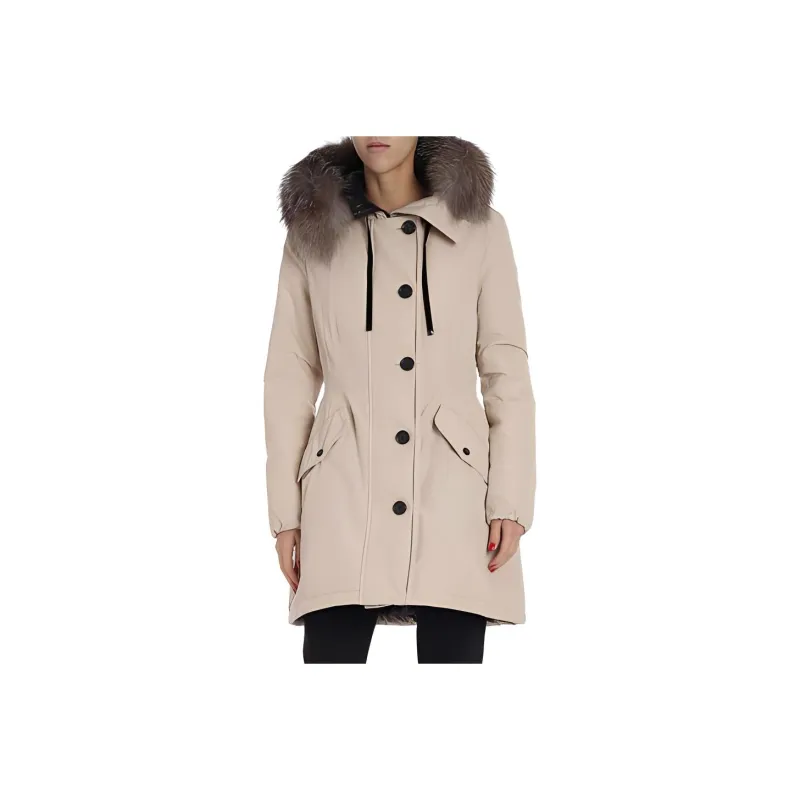 Moncler FW21 Down Jacket Women's Beige-0