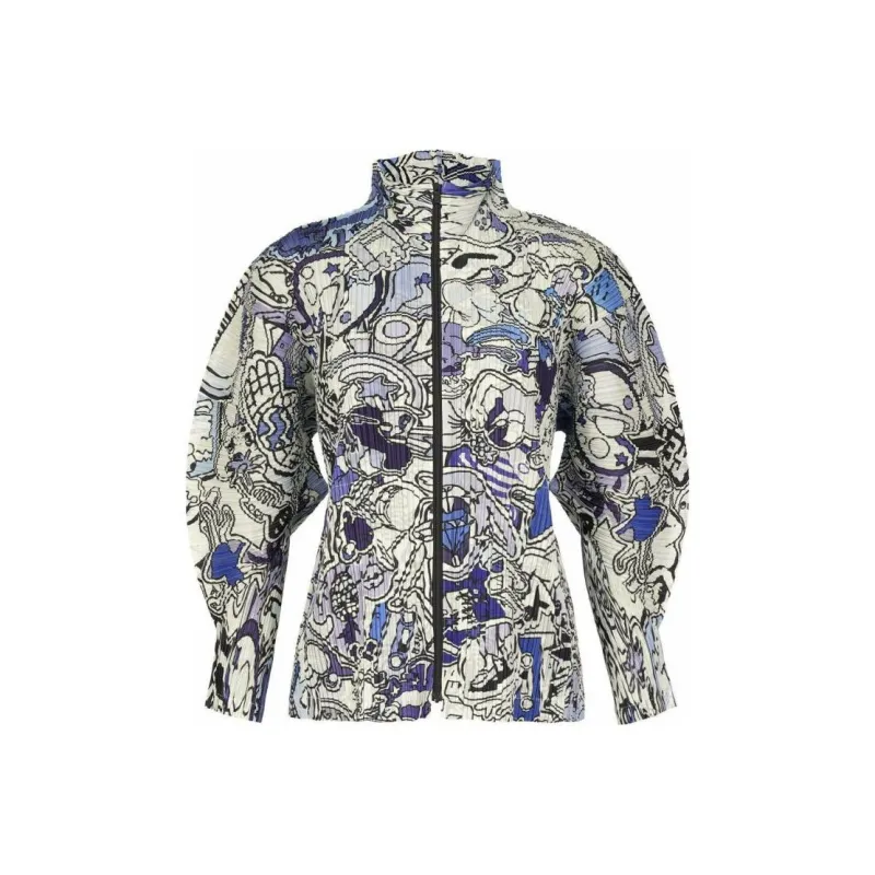 PLEATS PLEASE ISSEY MIYAKE Jackets Women's Blue-0