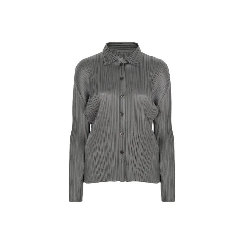 PLEATS PLEASE ISSEY MIYAKE Shirt Women's Gray-0