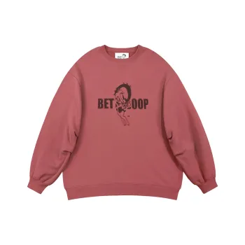 BETTY BOOP Sweatshirt Women's Brick Red