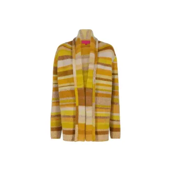 The Elder Statesman Stripe Italy Cardigan