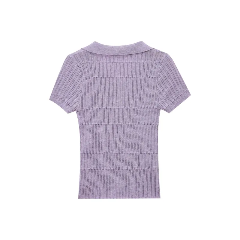 SUSANSAN T Shirt Women's Taro Purple-1
