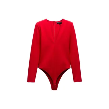 ZARA Bodysuits Women's Red