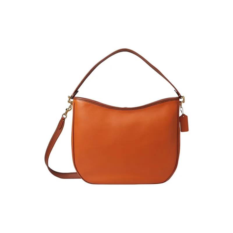 COACH Soft Tabby Leather Shoulder Bag, Crossbody Bag Tubas Women's Canyon Red-2