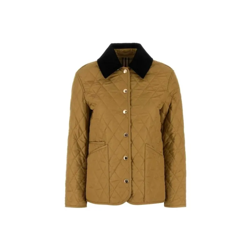 Burberry Long Sleeved Quilted Jacket-0