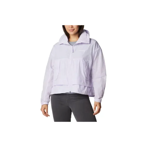 Columbia Paracutie Windbreake Jackets Coats Women's Purple