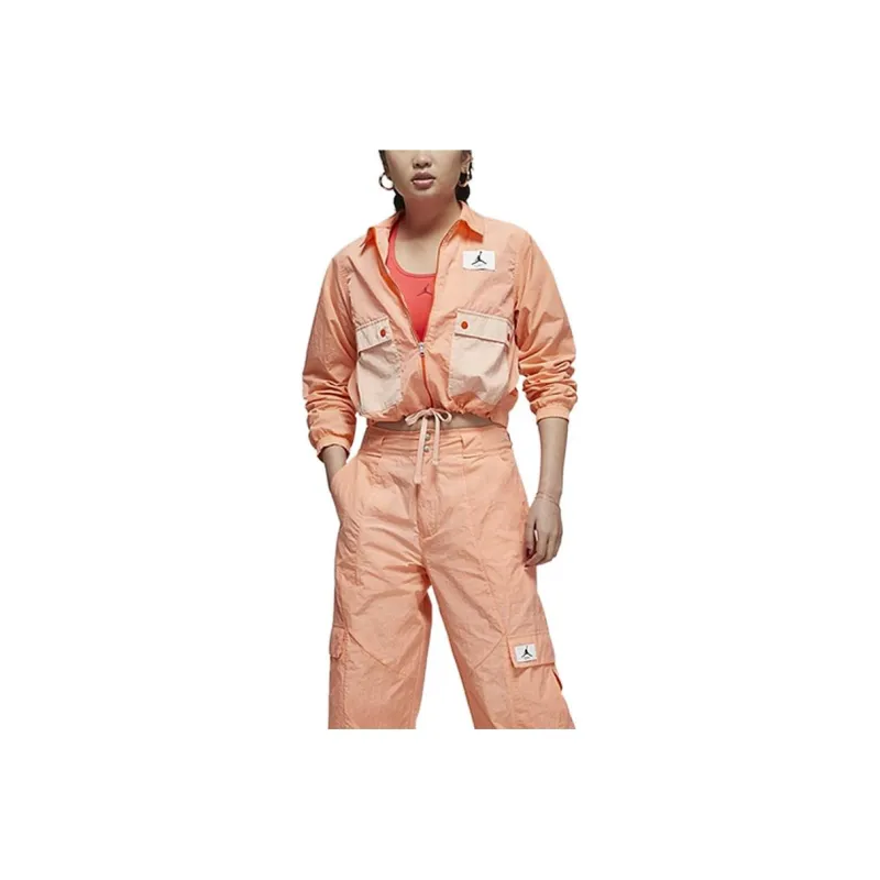 Jordan Jackets Women's Orange-0