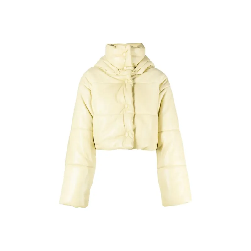 NANUSHKA Aveline Leather Puffer Jacket-0