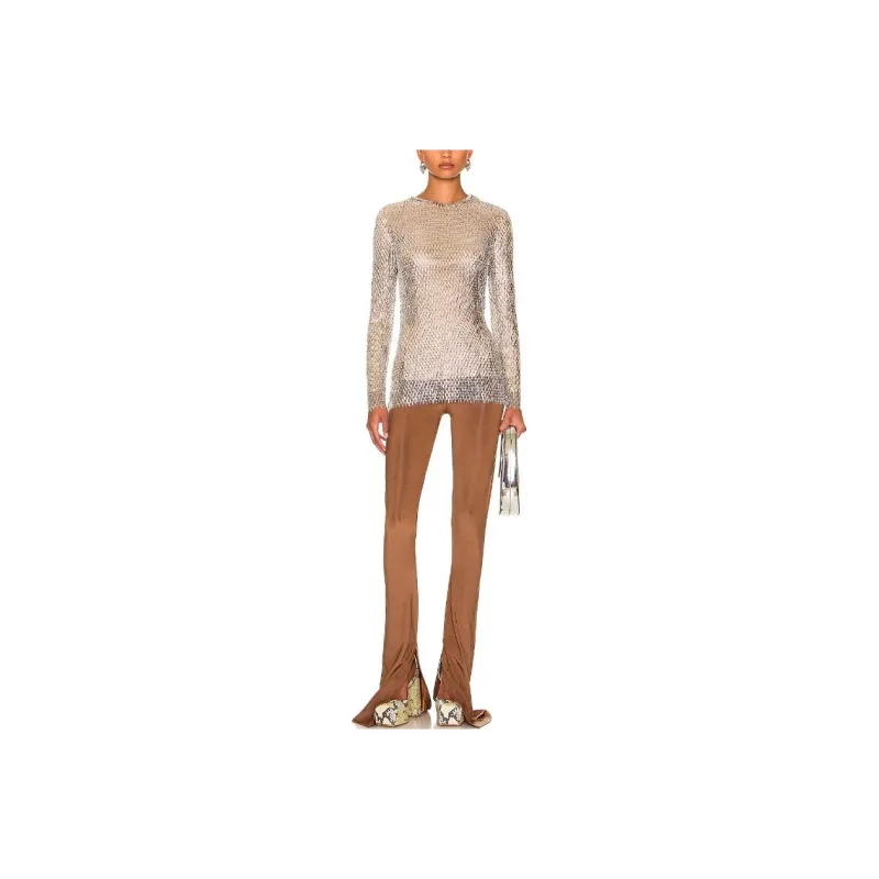 Burberry T-Shirts Women's Beige-0