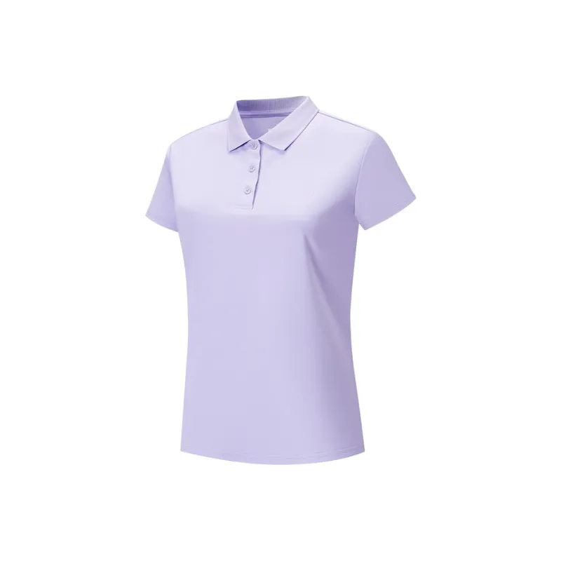XTEP Polo Shirt Women's Lavender Blue-0