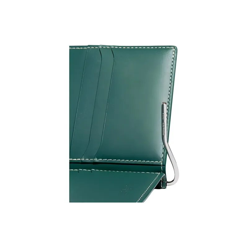 GOYARD Saint-Thomas Canvas With Leather Wallet Unisex Green-3