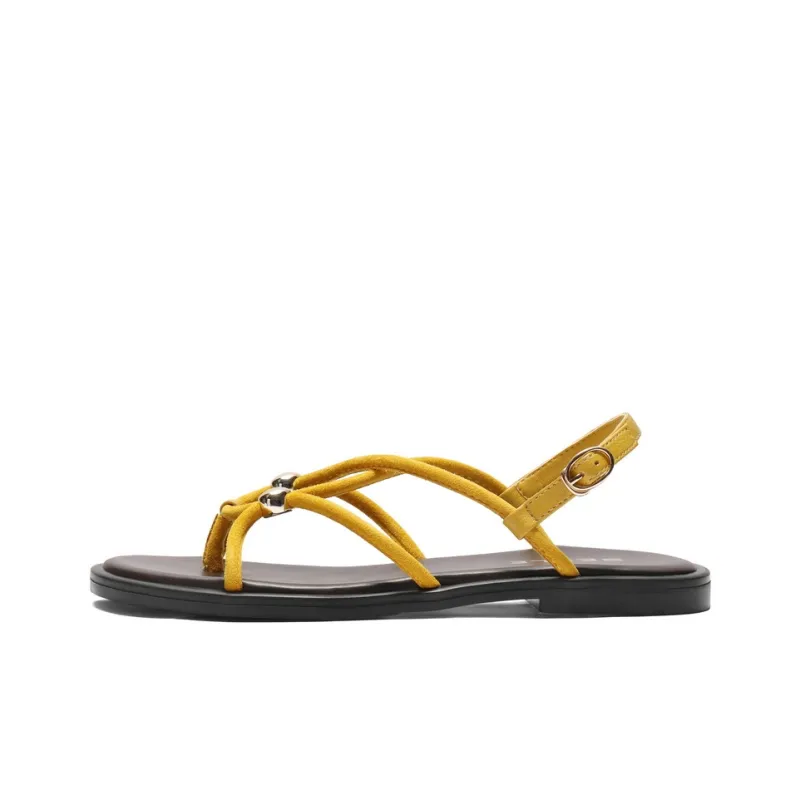 BELLE Beach Sandals Women's Yellow-0