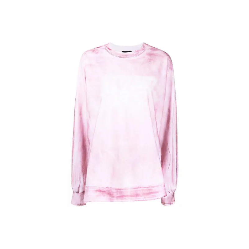 WE11DONE T Shirts Unisex Purple Pink-0