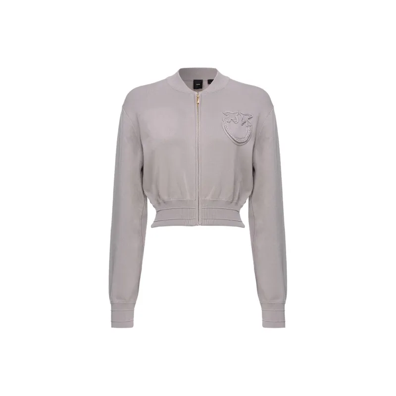 PINKO Love Bird appliqué Cropped Jacket-0