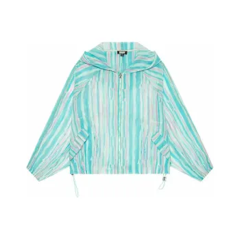 DKNY Jackets Coats Women's Green Multicolor