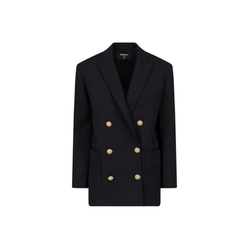 BALMAIN Double Breasted Tailored Blazer-0