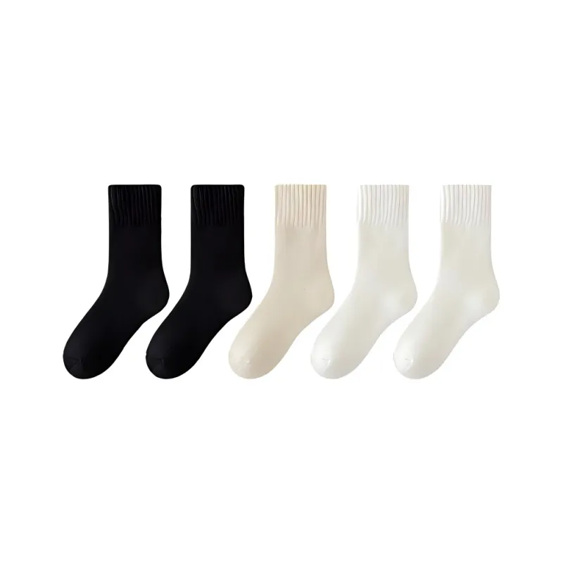 H YXIANG Mid Calf Socks Women's Combo Set-24