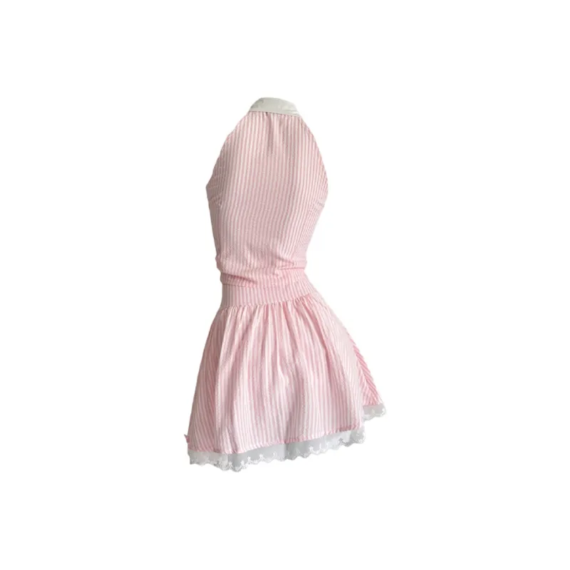 ONE PASS STUDIO Skirt Set Women's Pink-1