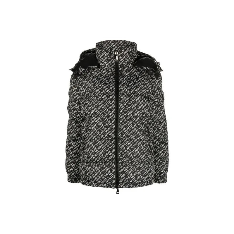 Moncler Logo Pattern Down Jacket-0