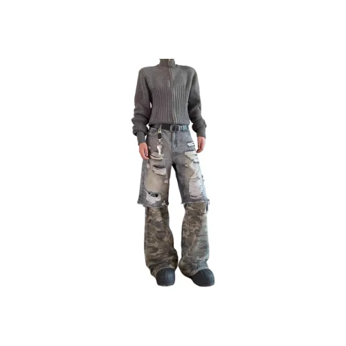 DAFK Jeans Men's Black Camouflage 