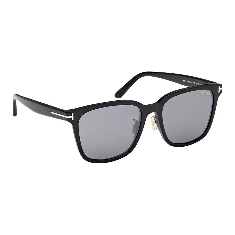 TF Acetate Square Sunglasses Unisex Black-2