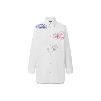 LOUIS VUITTON Travel Stamp Long Shirt