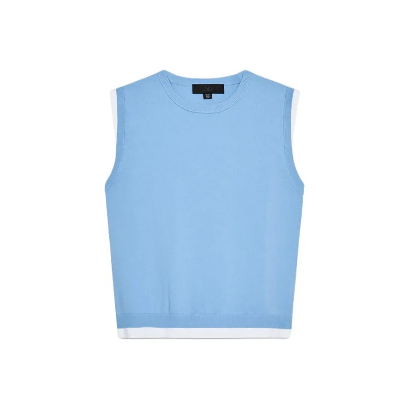 ZARA T Shirts Women's Blue-0