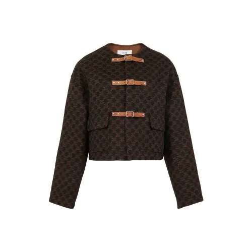 CELINE Jackets Women's Brown