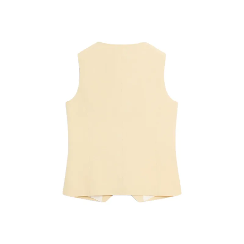 Massimo Dutti Tank Top Women's Ecru-1