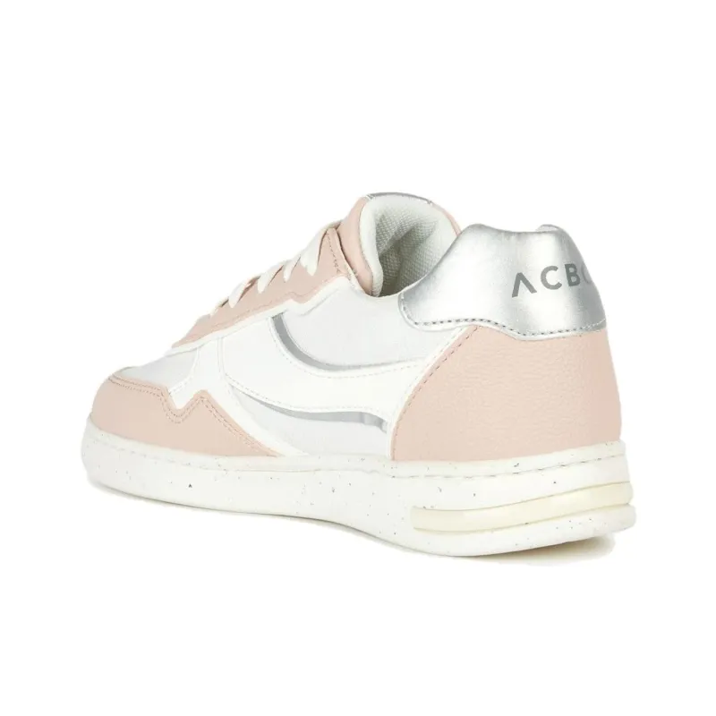 GEOX Jaysen Low Top Skateboard Shoes Women's White Pink-3