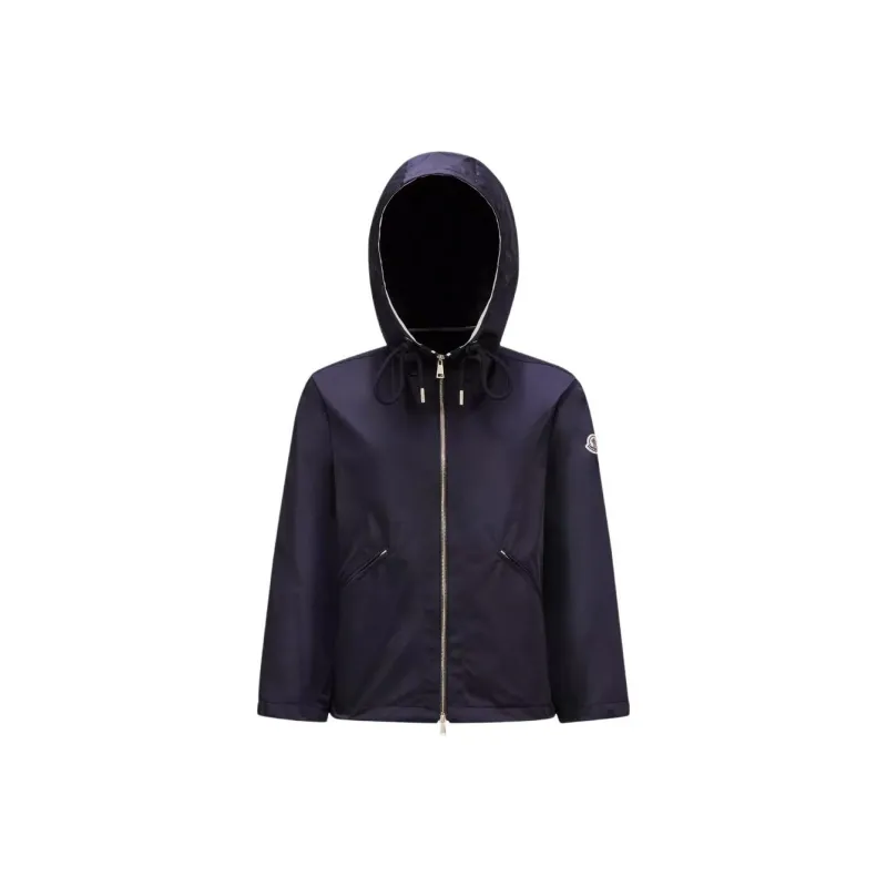 Moncler Cassiope Logo Patch Zip Up Jacket-0