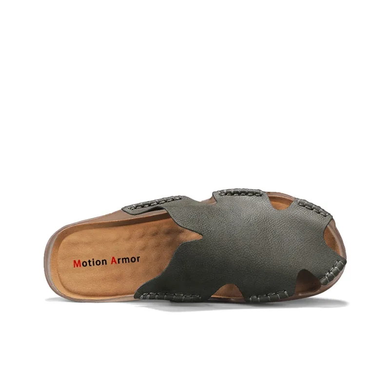 Motion Armor Quiet Odor Resistant Abrasion Resistant Slip Resistant Closed Toe Slippers Men's-9