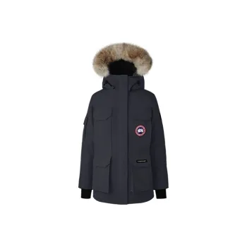 Canada Goose Expedition Series Down Jacket Asia Version Winter Women's Dark Blue