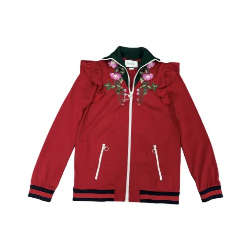 GUCCI Jackets Coats Women's Red
