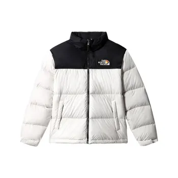 THE NORTH FACE 1996 Retro Nuptse 700 Fill Packable Pride Jacket 26'' Length Jacket White