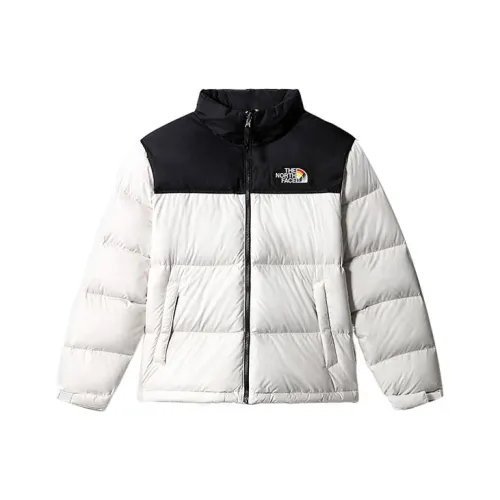 THE NORTH FACE 1996 Retro Nuptse 700 Fill Packable Pride Jacket 26'' Length Jacket White
