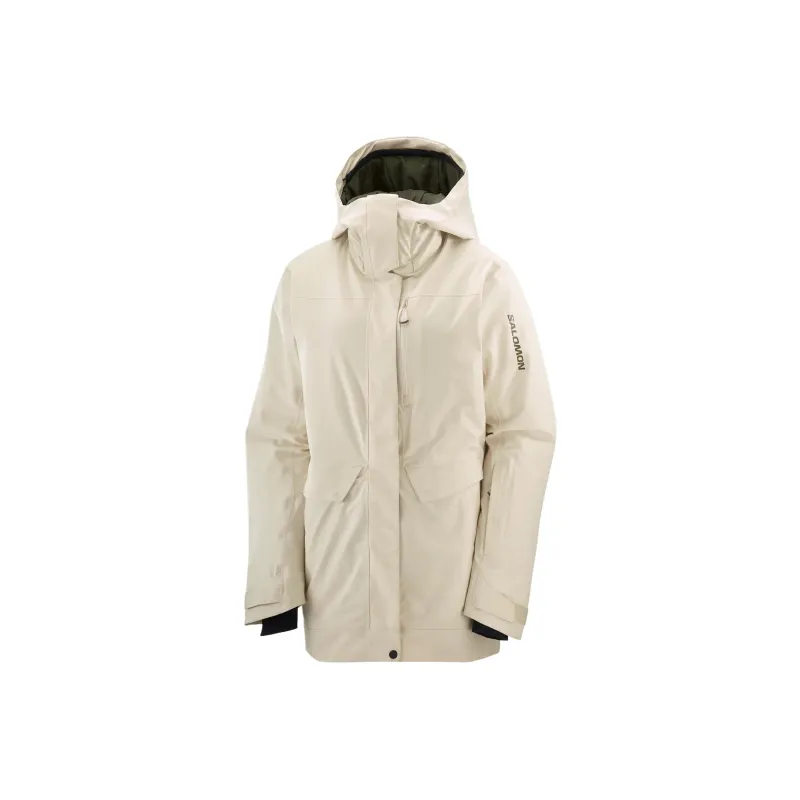 SALOMON Stance Cargo Jackets Coats Women's Beige-0