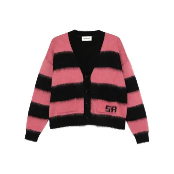 Sonia Rykiel Brushed Striped Cardigan